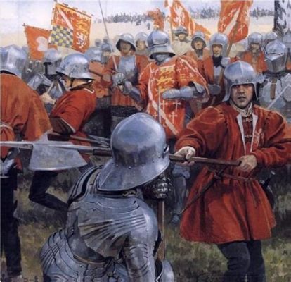 The Battle of Towton;  Yorkist vs Lancastrian Forces Clashing in a Bloody Struggle for the English Throne